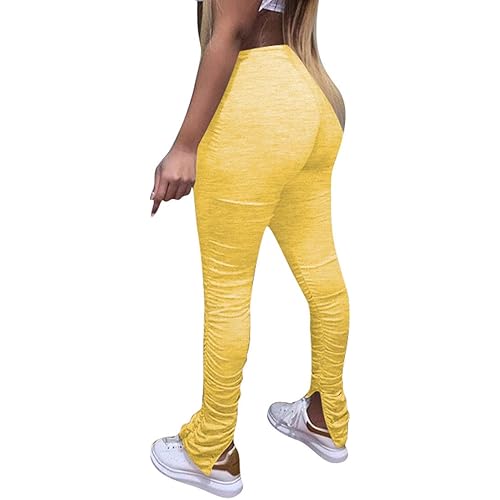 Nimsruc Women's Lounge Pants Skinny Fashion Casual Long Drawstring Pant