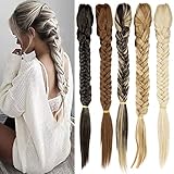 FUT Womens Claw Ponytail Clip in Hair Extensions 21 inches Long Straight Hairpiece