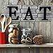 Kitchen Decor Wall Art, Country Decor, Rustic Farmhouse Decor for the Home, EAT Sign Decorative Wall Art