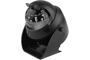 Natudeco Vehicle Dashboard Compass Auto Dash Mount Navigation Automobile Direction Indicator Car Interior Navigation Tool Dashboard Mounted Compass