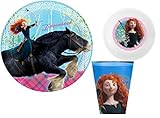 Disney Brave ~ Merida ~ 3-piece Mealtime Set ~ ZAK