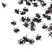 X Hot Popcorn 100 Pcs Fake Flies Plastic Simulated Fly Joke Toys Prank Flies Toys for Joke Halloween Party Favors