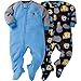 Gerber Boys' Baby and 2 Pack Blanket Sleepers, Elephant, 12 Months