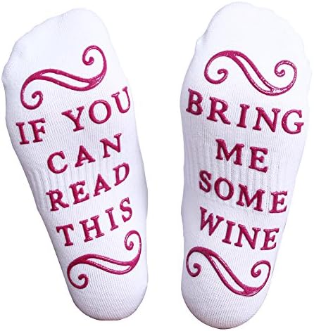 If You Can Read This Bring Me Some Wine Gift Socks