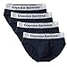 Lapasa Men's 4-Pack Hip Brief ELS Combed Cotton SHRINK RESISTANT Stretch Underpants