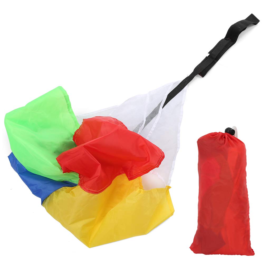 Speed Chute Resistance,Speed Training Resistance Parachute Children Resistance Umbrella Colorful Safe Physical Training Running Parachute Children's Sports Equipment Children's Movement