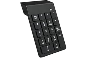 Wireless Numeric Keypad Cordless Number Keyboard Pad 18 Keys- axGear