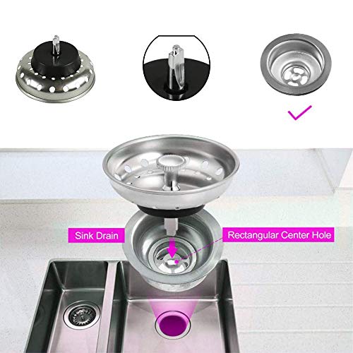 WAF CRAFT 3 PCS of Kitchen Sink Stopper Strainer,AntiClogging