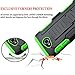 Kyocera Hydro Air / Kyocera Hydro Wave Case, Starshop [Heavy Duty] Full Protection Dual Layers Hybird Case with Kickstand and Locking Belt Swivel Clip Green