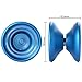 Responsive Yoyo MAGICYOYO K7 YoYo Aluminum Yoyo Blue for Beginners with Glove+3 Strings +YoYo Sack