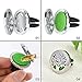 Essential Oil Diffuser Vent Clip with 10 Refill Pads,Horsky Car Air Vent Aromatherapy Fragrance Perfume Air Freshener Locket with Glass Diamonds 4 Stainless Steel Feet-Tree of Life (Tree of Life)