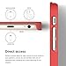 iPhone 6S Case, elago [Outift Matrix][Extreme Red/Dark Gray] - [Premium Hybrid Construction][Brushed Aluminum][Spark Design Award] - for iPhone 6/6S