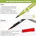 Dual Brush Pen Art Markers,36 Vibrant Colors Drawing Pen Coloring Markers Color Pen for Painting Drawing Coloring Calligraphy Lettering,with Flexible Brush&Fine Tip,Great for Adults Kids and Beginner