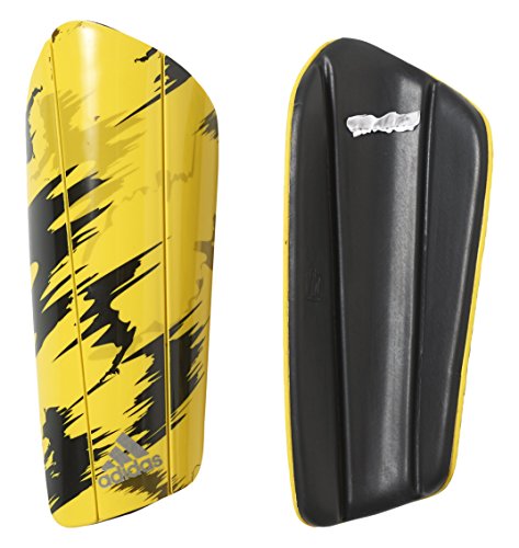 adidas Performance Berlin Print Ghost Pro Shin Guard, X-Small, Yellow/Pantone/Black