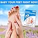 Foot Peel Mask for Baby Soft Feet,Exfoliating Foot Mask for Dead Skin & Callus Remover, Smooth and Healthy Skin,Moisturizing and Nourishing
