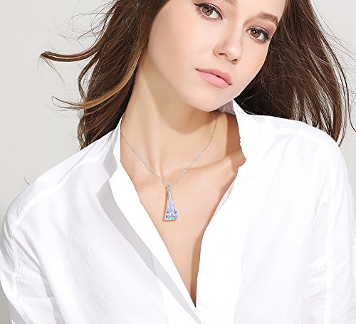 ZHULERY Sterling Silver Pendant Necklace for Women Girl Fashion Jewellery Comes with Gift Box