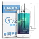 3-Pack iPhone 8, 7, 6S, 6 Screen Protector Glass, GANJOY Tempered Glass Screen Protector for Apple iPhone 8, iPhone 7, iPhone 6S,6 [4.7