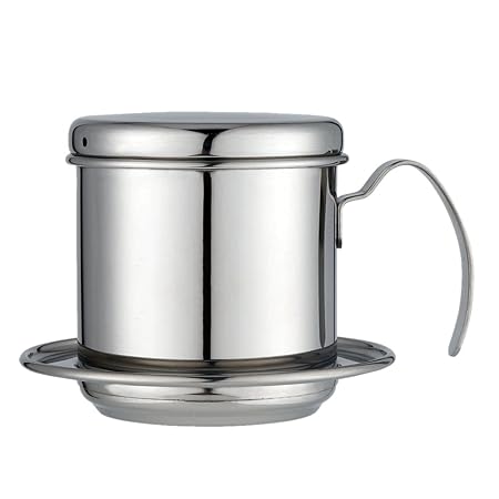 Vietnamesisch Kaffee Drip Filter Maker, Edelstahl Vietnamesisch Kaffee Filter Drücken Schraube Down Einsatz Tropfer Mechanism