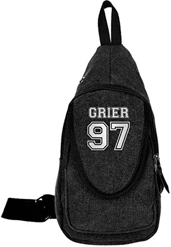 Crazy Cool Casual Canvas Unbalance Backpack Sling Bag Shoulder Bag Chest Bag For Men & Women--Nash Grier 97 Logo