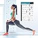 Stretching Exercise Poster Laminated - Shows How to Stretch Specific Muscles for Your Workout - Home Gym Fitness Guide