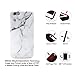 GOLINK iPhone 6 Plus Case Slim-Fit Ultra-Thin Anti-Scratch Shock Proof Dust Proof Anti-Finger Print TPU Case for iPhone 6/6S Plus(5.5 inch) - Whole White Marble