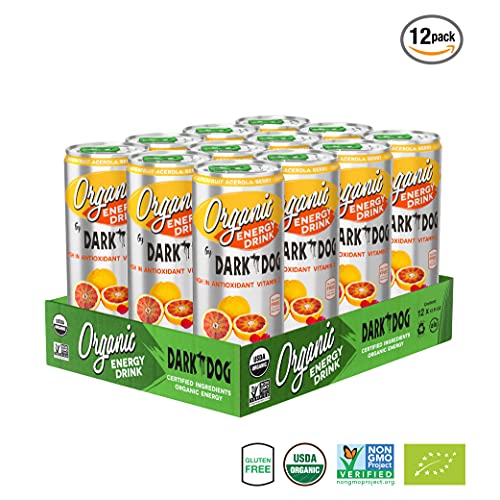 Organic Energy Drink Blood Orange By Dark Dog 12 Oz (12Count