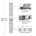 Vigoss Compatible Fitbit Versa Band Men Women, Solid Stainless Steel Fitbit Versa Bands Business Strap Replacement Metal Wristbands for Fitbit Versa SmartWatch Small Large 5.5