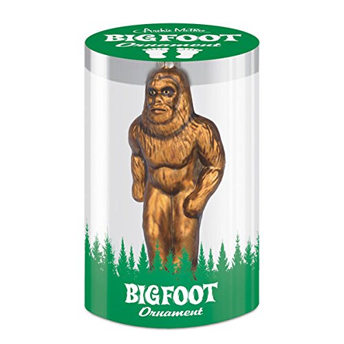 Accoutrements Bigfoot Glass Ornament Christmas Tree Decor Gift Funny Gift