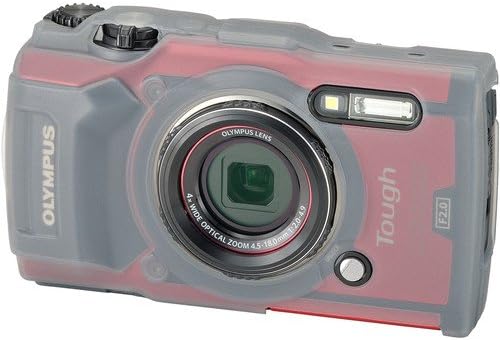 Olympus CSCH-126 Silicone Jacket for TG-5 Camera + Cleaning Kit V600087XW000