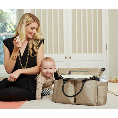 skip hop chelsea downtown chic diaper satchel