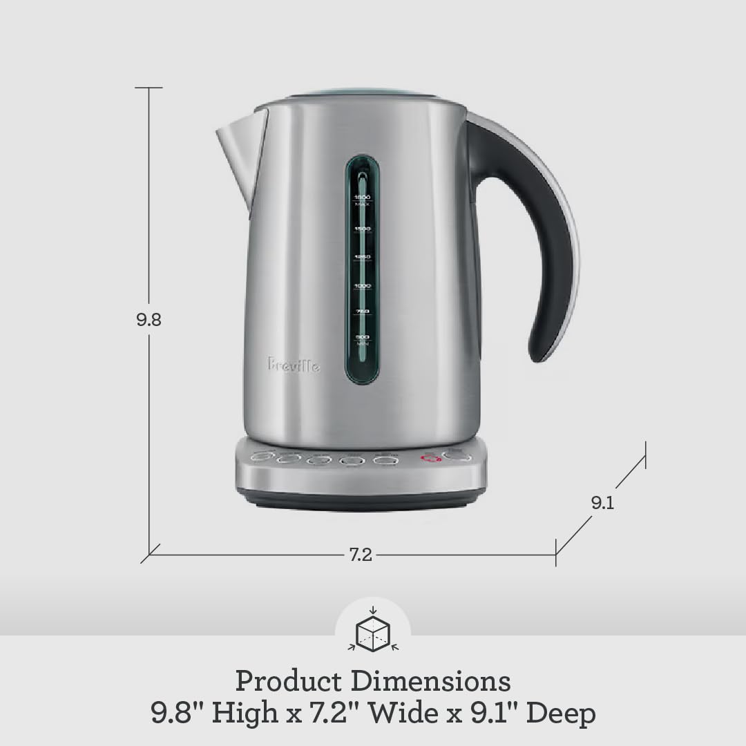 Breville BKE820XL IQ Kettle Calentador de agua, 7 tazas, acero inoxidable cepillado