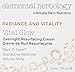 elemental herbology Vital Glow Overnight Resurfacing Cream, 1.7  Fl Oz