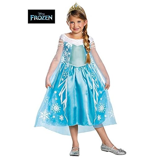 Disguise Girls Disney Frozen Elsa Deluxe Costume - Image 3