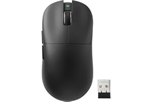 YUNZII M1 Wireless Gaming Mouse, Tri-Mode 2.4G/BT/Wired Gaming Mouse, PAW3311 Sensor 10000 DPI Rechargeable Wireless Mouse wi