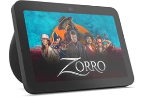 Amazon Echo Show 8 (3.ª generación), Con audio espacial, hub de Casa Inteligente y Alexa, Negro