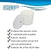 HQRP 2-Pack Filter Kit (HEPA+ Foam & Felt) compatible with Shark APEX AX950 AX951 AX952 AZ1000 AZ1000W AZ1002 AZ1002BRN ZU881 DuoClean Powered Lift-Away Vacuum, XHF650 XFF650 Replacement