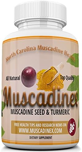 MX4 Joint & Prostate Health. Turmeric Curcumin Plus Muscadine Grape Resveratrol. 500mg x 60 Vegetarian Capsules. Made in US Quality.