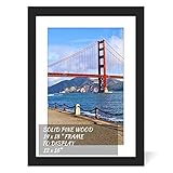 POUYCIW 14x18 inch Wood Picture Frame for Wall