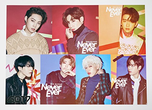 GOT7 - 12 PHOTO POSTERS + STICKER SET A3 Size Bromide