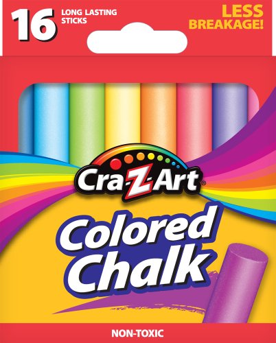 Cra-Z-Art Colored Chalk, 16 Count (10801-48)