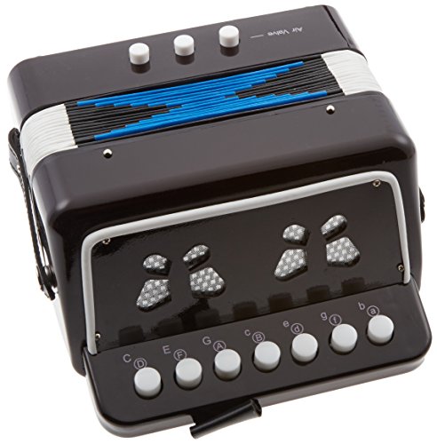 Sky accordion black color 7 button 2 bass kid music ins…
