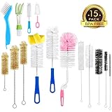 15Pcs Food Grade Multipurpose Cleaning Brush Set