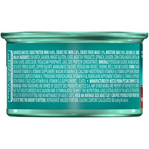 Purina Fancy Feast Broth Wet Cat Food, Medleys Shredded Wild Salmon Fare With Greens - (24) 3 oz. Ca - //medicalbooks.filipinodoctors.org