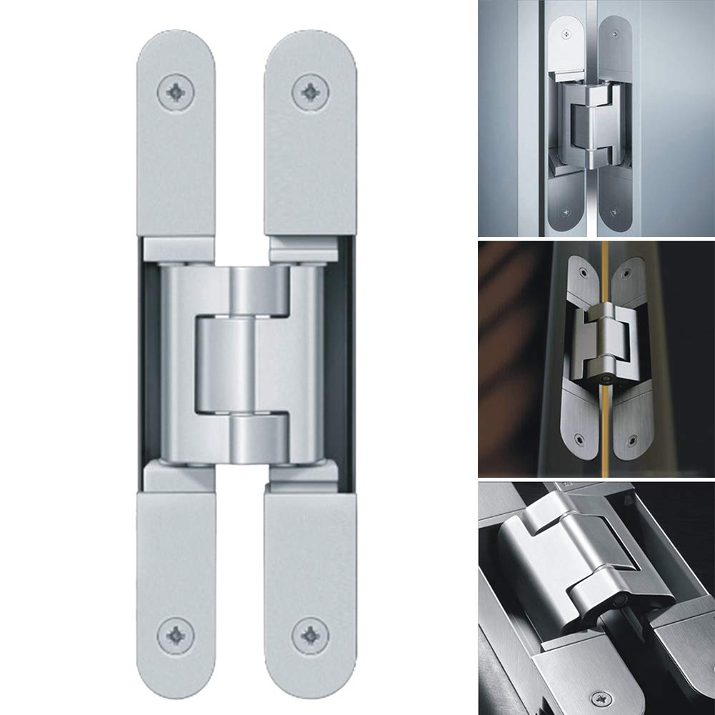 Heavy Duty Invisible/Concealed/Hidden 3D Adjustable Butt Hinge Suitable for Commercial Residential Industrial Door
