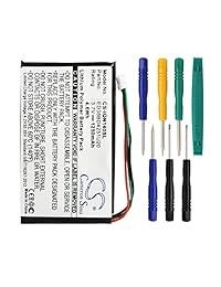 Cameron Sino Batería de navegador GPS de repuesto 1250mAh para Garmin Nuvi 1400 1450 1450T, 1490T Pro, 1490LMT, ajuste ED38BD4251U20 con kit de herramientas