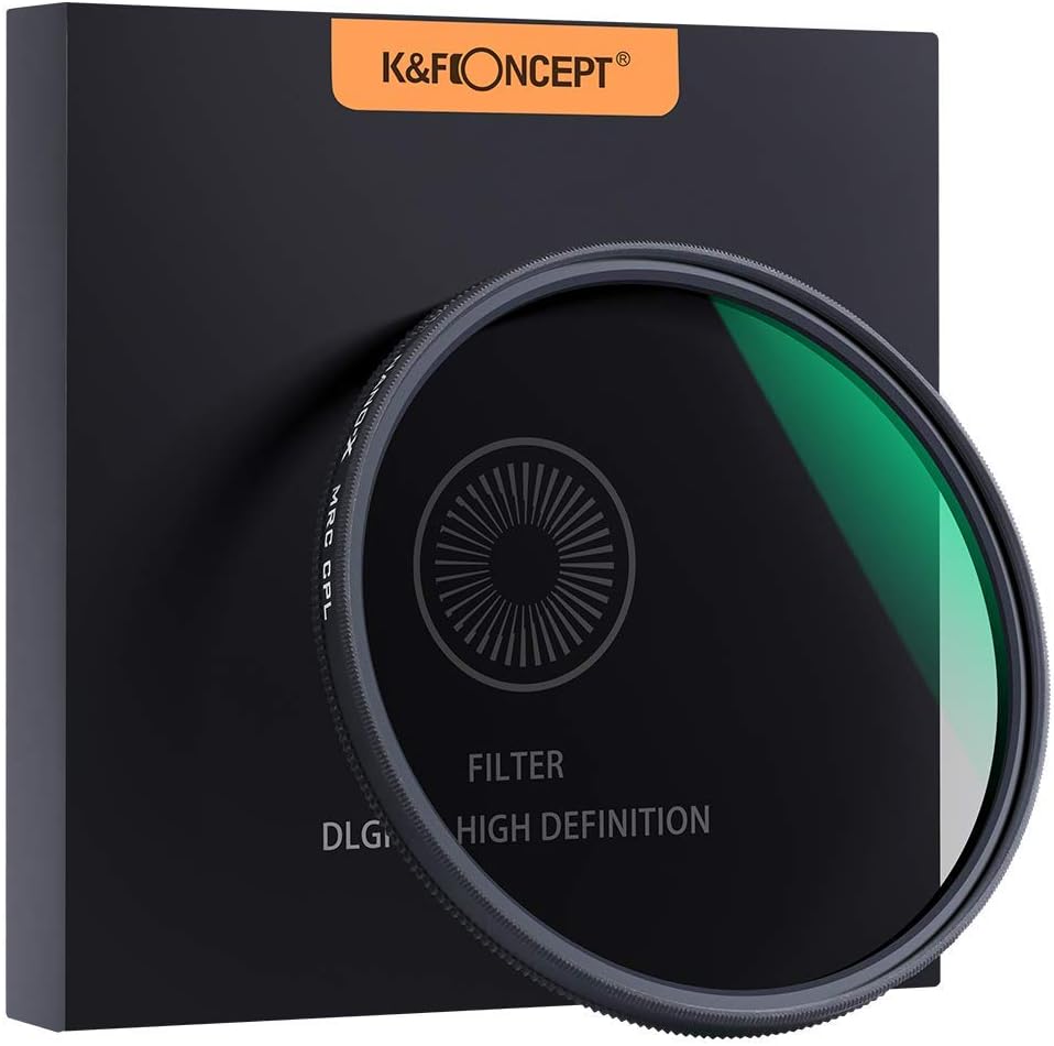 K&F Concept Filter Polarisant Filtre CPL 77 mm NanoX MRC HD Super