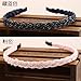 Ruihfas 4 Pieces Elegant Beaded Crystal Headband Bead Hair Band Hair Hoop Accessories for Women Girls