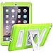 i-Blason Apple iPad Air/iPad 5 ArmorBox 2 Layer Convertible Full-Body Protection KickStand Case with Built-In Screen Protector (iPad5-ABH-Green/White)