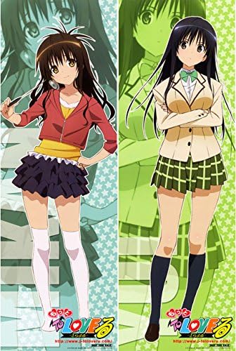 Amazon Co Jp ラズベリーリンク Tm 日本アニメto Love Ru Yuuki Mikan Amp Kotegawa Yui抱き枕ケース両面59 06 X19 69 ホーム キッチン