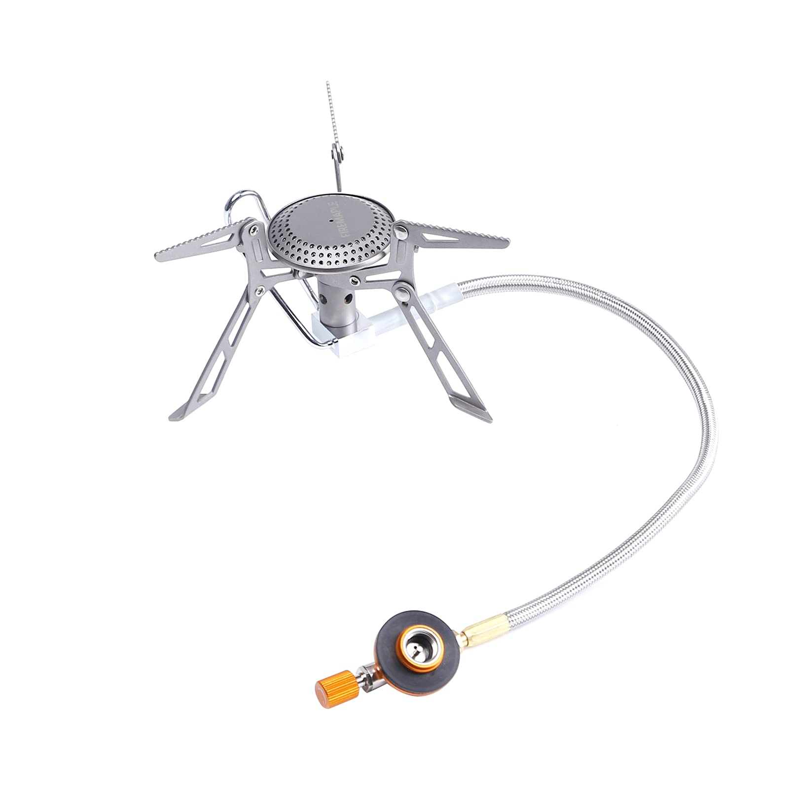 Fire-Maple Blade 2 Ultralight Titanium Backpacking Mini Gas Stove | Camping burner with Fuel Pre-Heat Tube | Portable for Backpacking, Bushcraft, Outdoor, Hiking, & Emergency Use